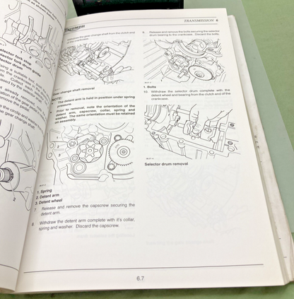 GENUINE TRIUMPH 3851600 TT600 SERVICE MANUAL 2000