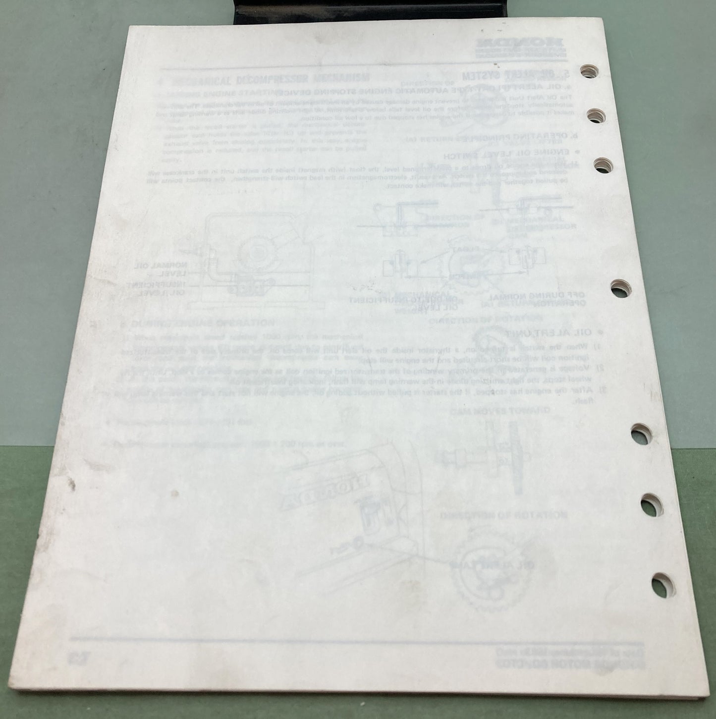 Genuine Honda 61ZB101 EM1600X EM1800X EM2200X EB2200X Shop Manual 1983