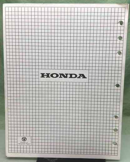 Genuine Honda 61ZB401X EB3500XK1 EB5000XK1 Generator Supp. Shop Manual 1998