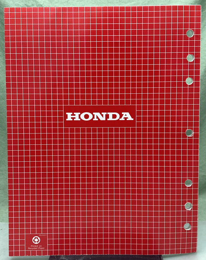 Genuine Honda 61ZM700 GXH50 Shop Manual 1998