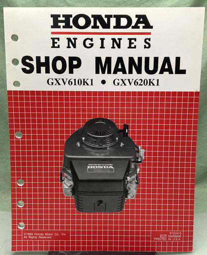 Genuine Honda 61ZJ410 GXV610K1 GXV620K1 Shop Manual 1999