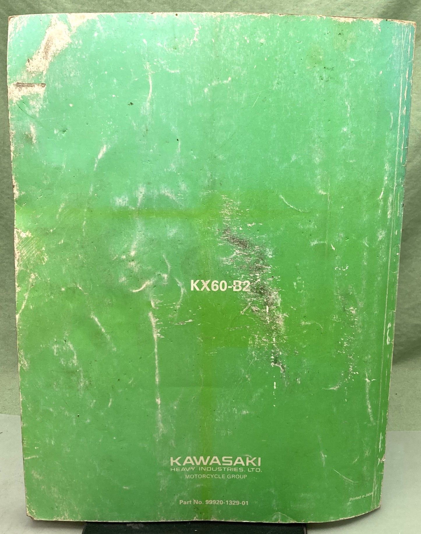 Genuine Kawasaki 99920-1329-01 KX60 Motorcycle Service/Owner's Manual 1985