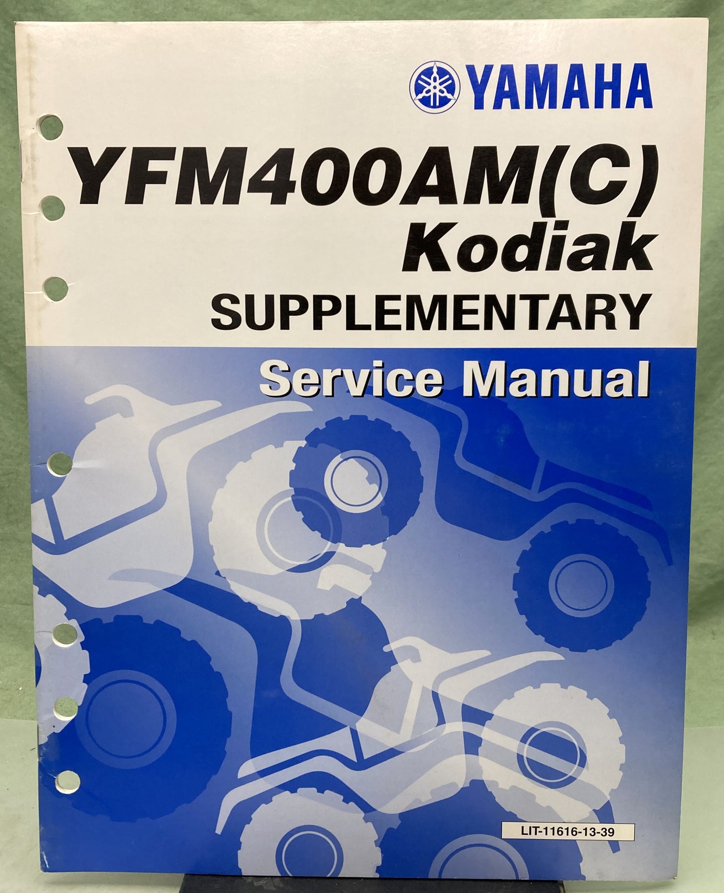 Genuine Yamaha LIT-11616-13-39 YFM400AM(C) Kodiak Supp. Service Manual 1999