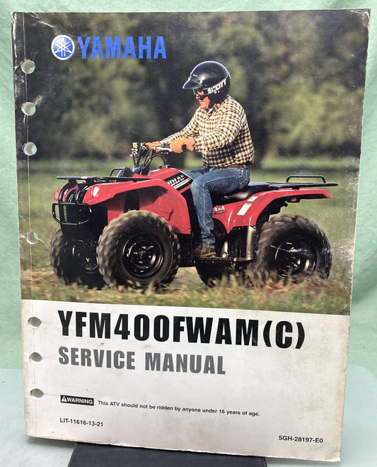 Genuine Yamaha LIT-11616-13-21 YFM400FWAM(C) Service Manual 1999