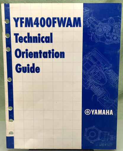 Genuine Yamaha YFM400FWAM Technical Orientation Guide 1999