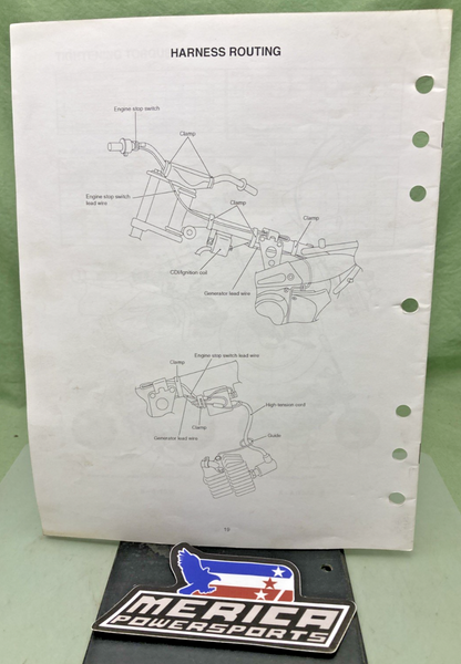 GENUINE SUZUKI 99505-01085-03E JR50K5 ASSY AND PRE-DELIVERY SERVICE GUIDE 2004