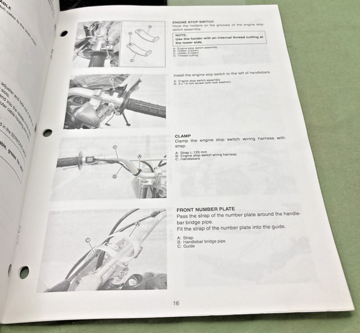 GENUINE SUZUKI 99505-01038-03E DR-Z125K8/LK8 ASSY AND PRE-DELIVERY SER. GUIDE 07