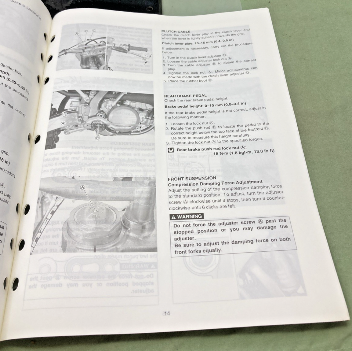 GENUINE SUZUKI 99505-01054-03E RM250K4 ASSY AND PRE-DELIVERY SERVICE GUIDE 2003