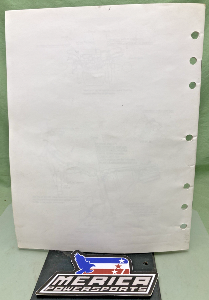 GENUINE SUZUKI 99505-01055-03E DR-Z400SK5 ASSY AND PRE-DELIVERY SERVICE GUIDE 04