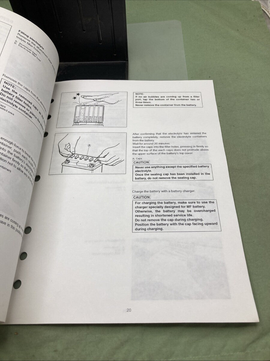 GENUINE SUZUKI 99505-01195-03E DR-Z400SMK5 ASSY & PRE-DELIVERY SERVICE GUIDE '05