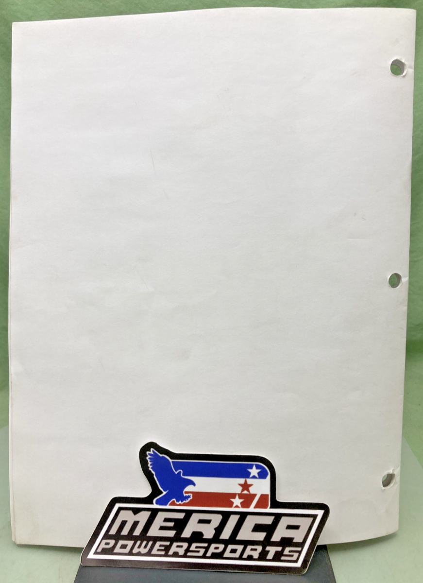 GENUINE SUZUKI 99505-01098-03E RM-Z450K8 ASSY AND PRE-DELIVERY SERVICE GUIDE '07