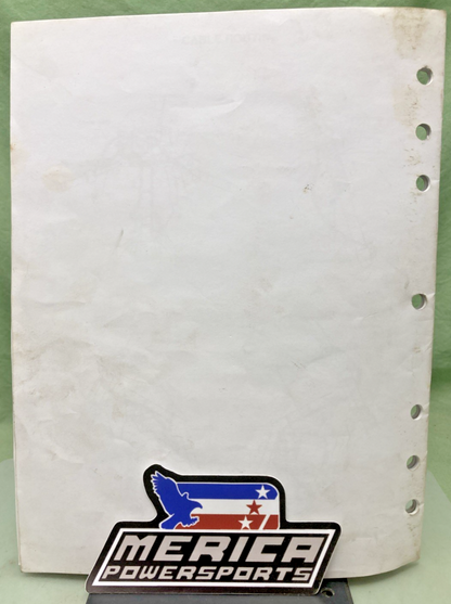 GENUINE SUZUKI 99505-01105-03E DR650SEK5 ASSY AND PRE-DELIVERY SERVICE GUIDE '04