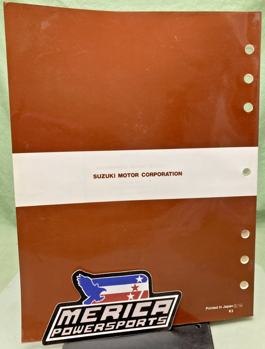GENUINE SUZUKI 99500-34080-03E AN400 SERVICE MANUAL 2003