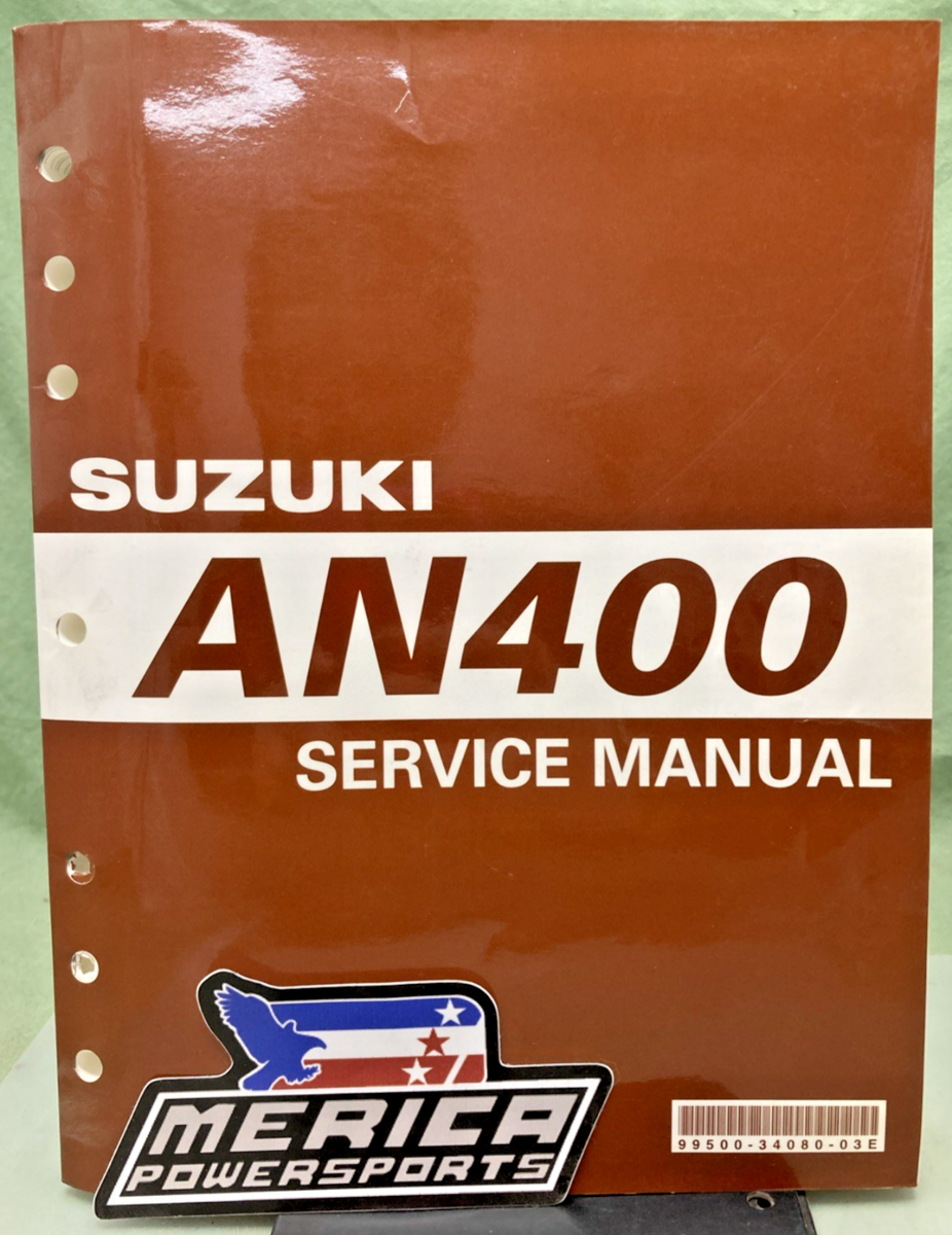GENUINE SUZUKI 99500-34080-03E AN400 SERVICE MANUAL 2003