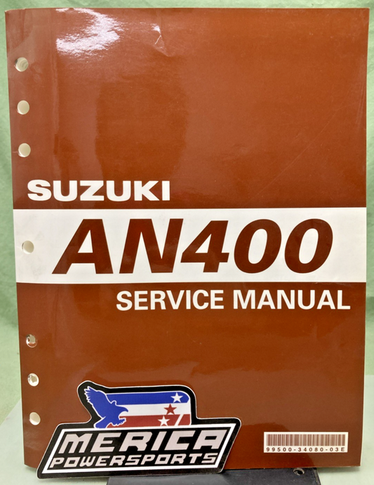 GENUINE SUZUKI 99500-34080-03E AN400 SERVICE MANUAL 2003