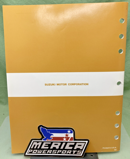 GENUINE SUZUKI 99501-36110-03E AN650/A SUPPLEMENTARY SERVICE MANUAL 2005