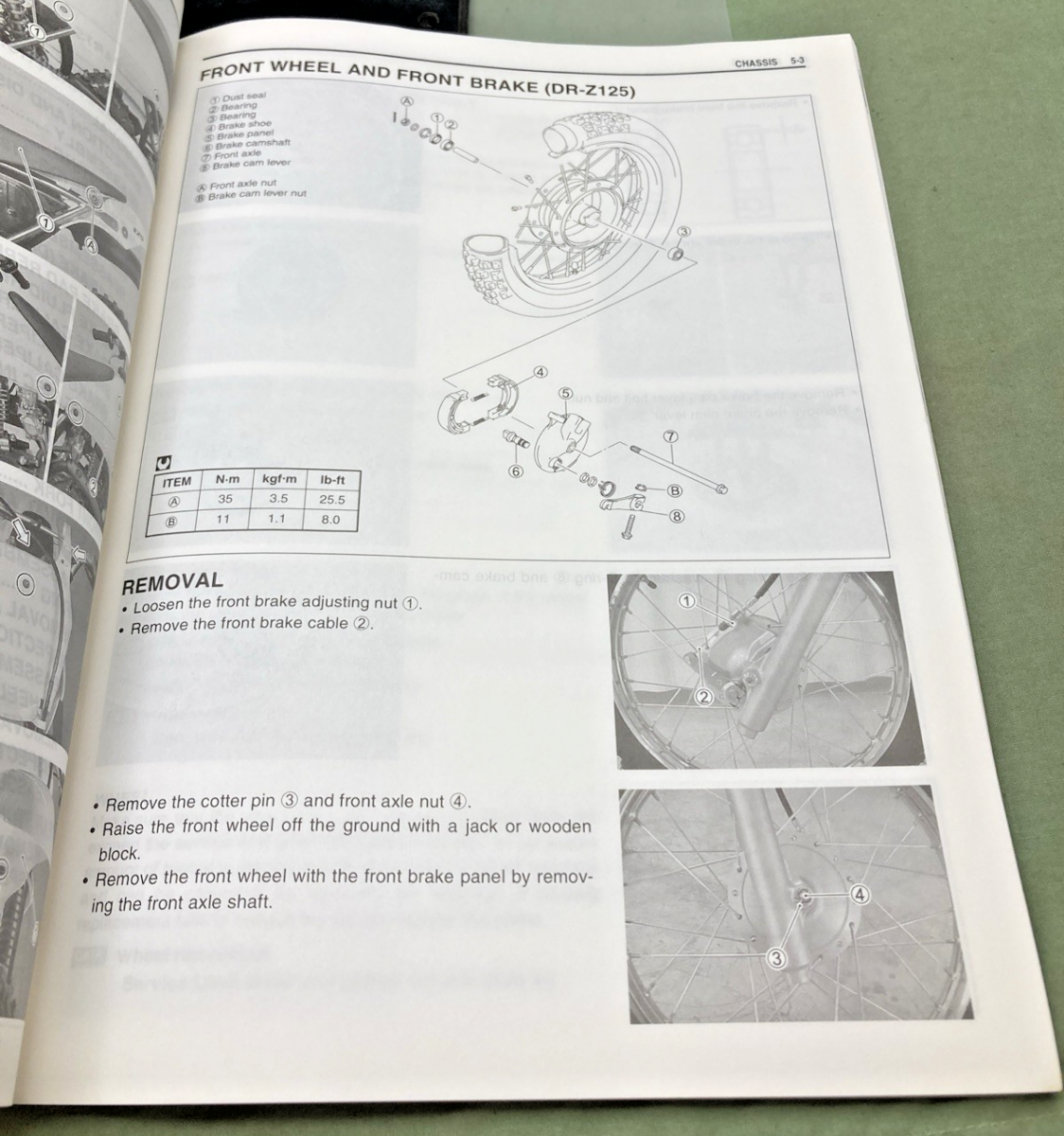 GENUINE SUZUKI 99500-41120-01E DR-Z125/L SERVICE MANUAL 2002