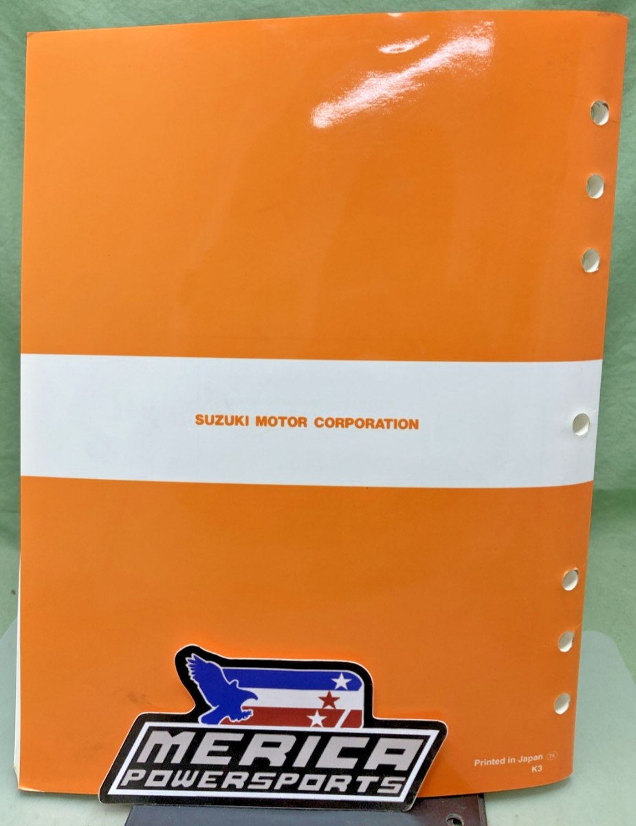 GENUINE SUZUKI 99500-41120-01E DR-Z125/L SERVICE MANUAL 2002