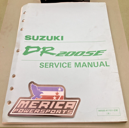 GENUINE SUZUKI 99500-41101-03E DR200SE SERVICE MANUAL 1995