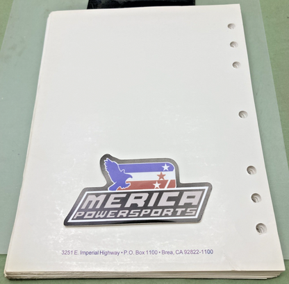 GENUINE SUZUKI 99923-09882-002 WARRANTY POLICY & PROCEDURE MANUAL