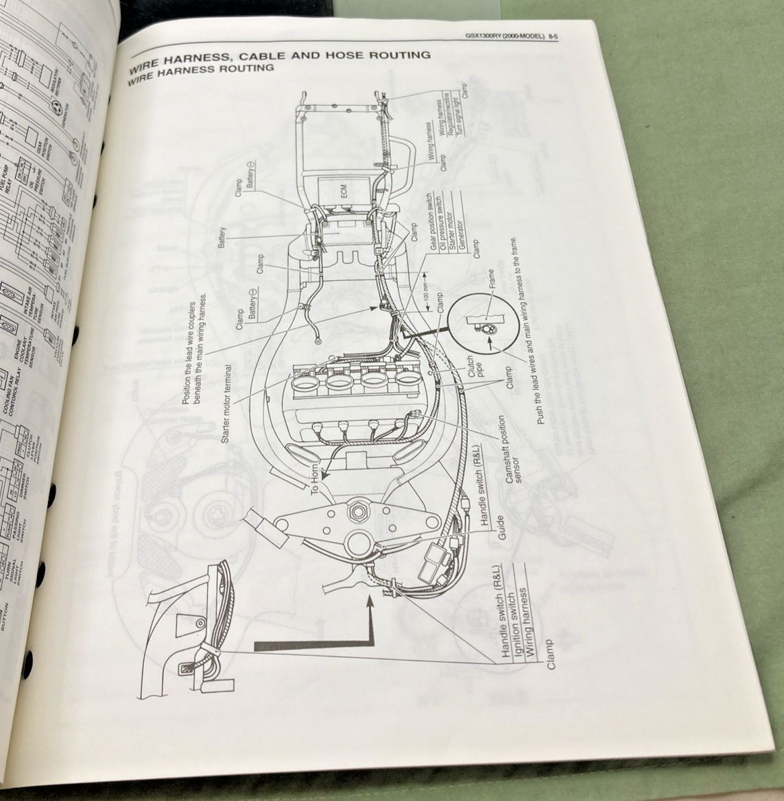GENUINE SUZUKI 99501-39300-03E GSX1300R SUPPLEMENTARY SERVICE MANUAL 1999