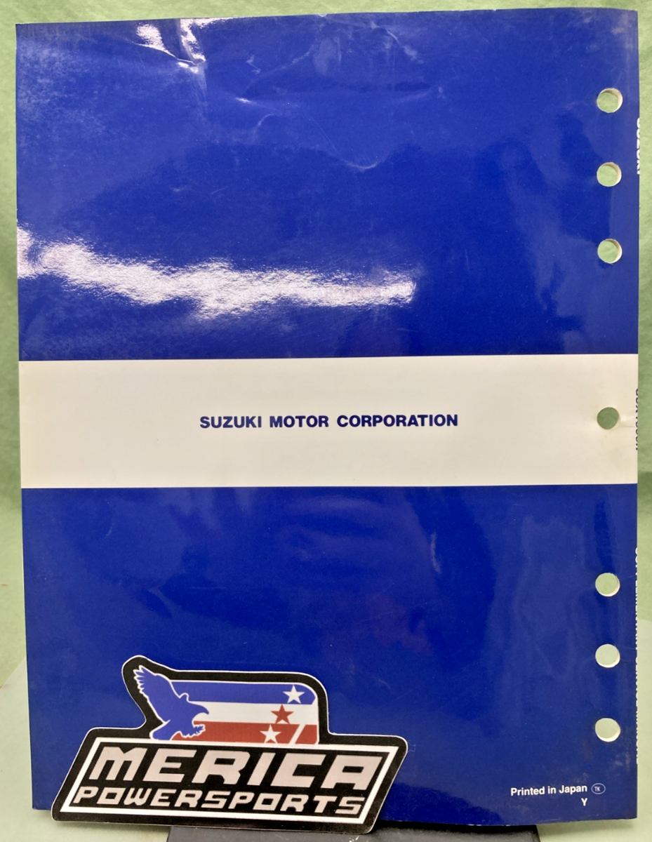 GENUINE SUZUKI 99501-39300-03E GSX1300R SUPPLEMENTARY SERVICE MANUAL 1999