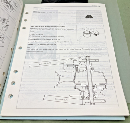 GENUINE SUZUKI 99500-39085-03E KATANA 1100 SERVICE MANUAL 1990