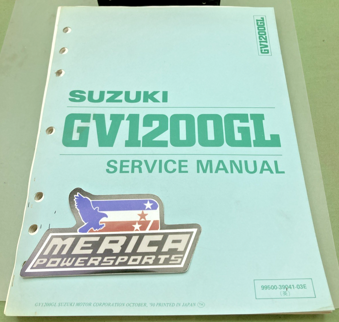 GENUINE SUZUKI 99500-39041-03E GV1200GL SERVICE MANUAL 1990