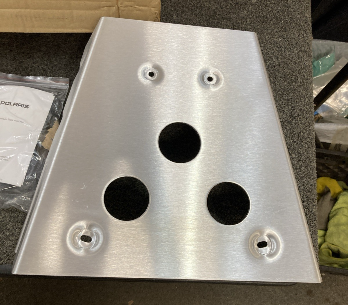 NEW GENUINE POLARIS 2878845 ALUMINUM REAR A-ARM GUARDS