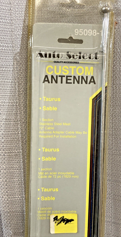 New Genuine Peterson Auto Select 95098-1 Antenna for Ford Taurus and Sable