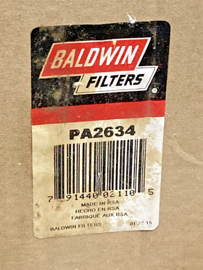 New Genuine Baldwin PA2634 Air Filter