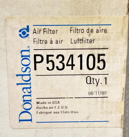 New Genuine Donaldson P534105 Air Filter