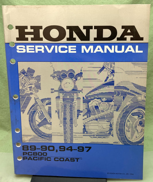 Genuine Honda 61MR505 PC80 Pacific Coast Service Manual 1997