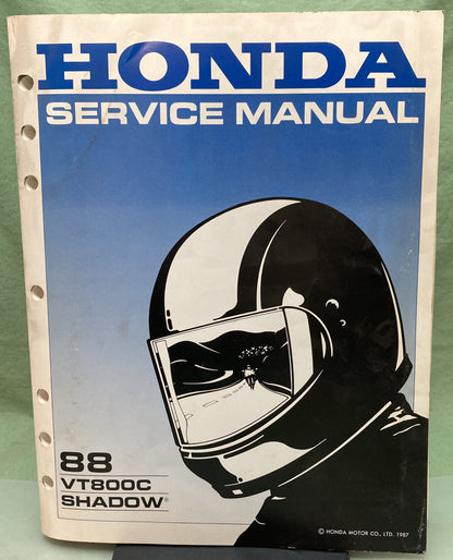 Genuine Honda 61MR600 VT800C Shadow Service Manual 1987