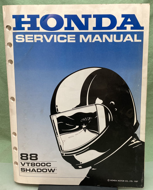 Genuine Honda 61MR600 VT800C Shadow Service Manual 1987