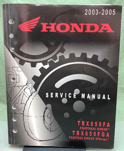 Genuine Honda 61HN802 TRX650FA TRX650FGA Service Manual 2003-2005