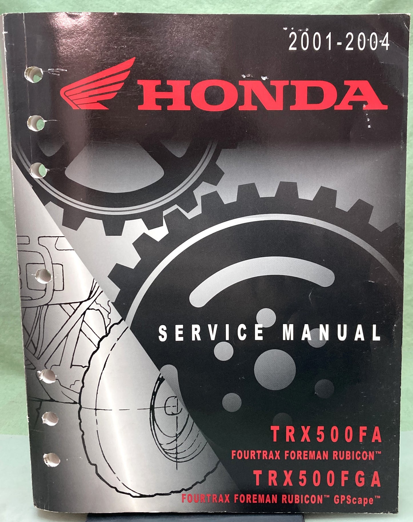 Genuine Honda 61HN203 TRX500FA TRX500FGA Service Manual 2001-2004