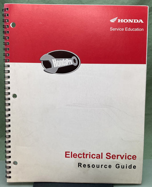 Genuine Honda S1101 Electrical Service Resource Guide 2002