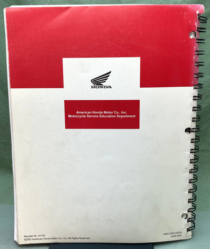 Genuine Honda S1102 Fuel Induction Resource Guide and Workbook 2002