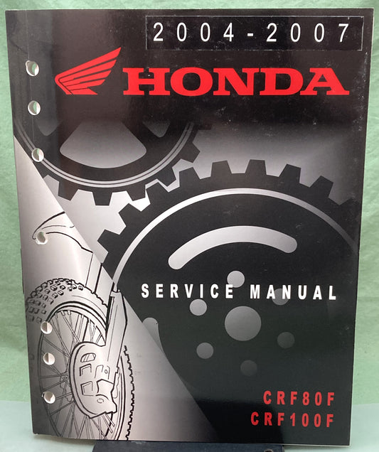 Genuine Honda 61KSJ03 CRF80F CRF100F Shop Manual 2004-2007