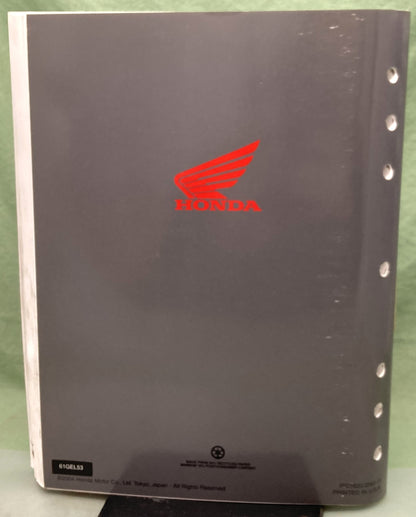 Genuine Honda 61GEL53 CRF50F Service Manual 2004-2007
