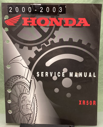 Genuine Honda 61GEL03 XR50R Service Manual 2000-2003