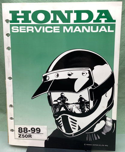 Genuine Honda 61GW807 Z50R Service Manual 1988-1999