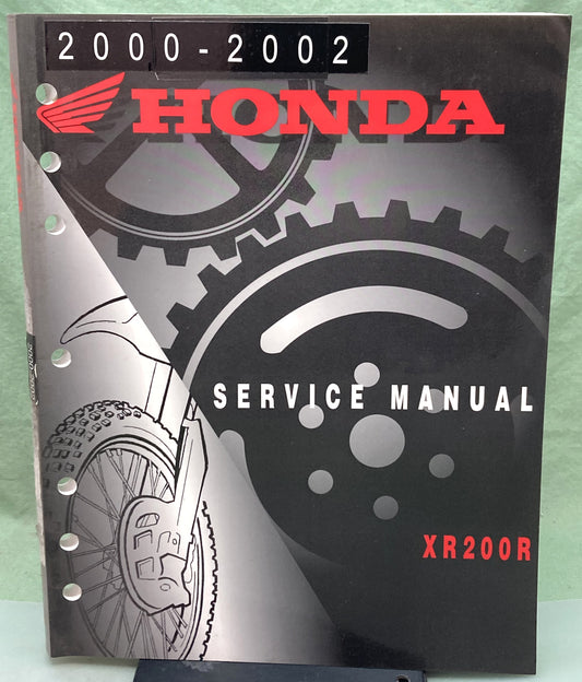 Genuine Honda 61KTO52 XR200R Service Manual 2000-2002