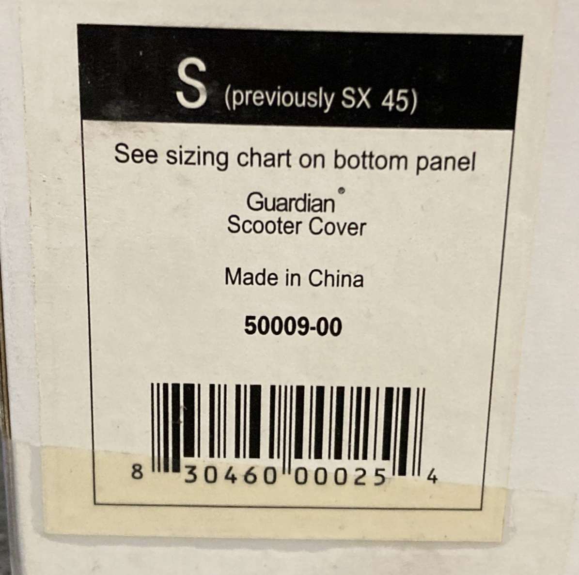 NEW GENUINE DOWCO GUARDIAN 50009-00 S SCOOTER COVER