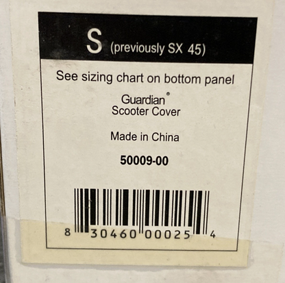 NEW GENUINE DOWCO GUARDIAN 50009-00 S SCOOTER COVER