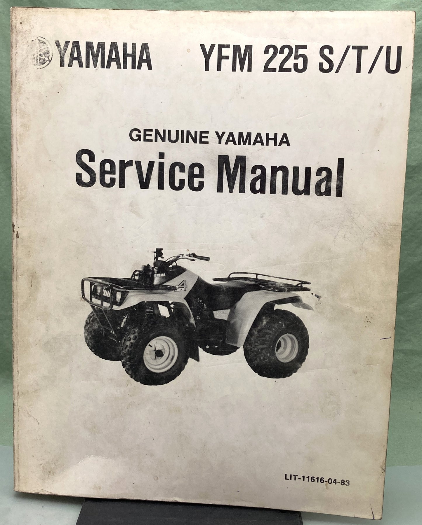 Genuine Yamaha LIT-11616-04-83 YFM225 S/T/U Service Manual 1986