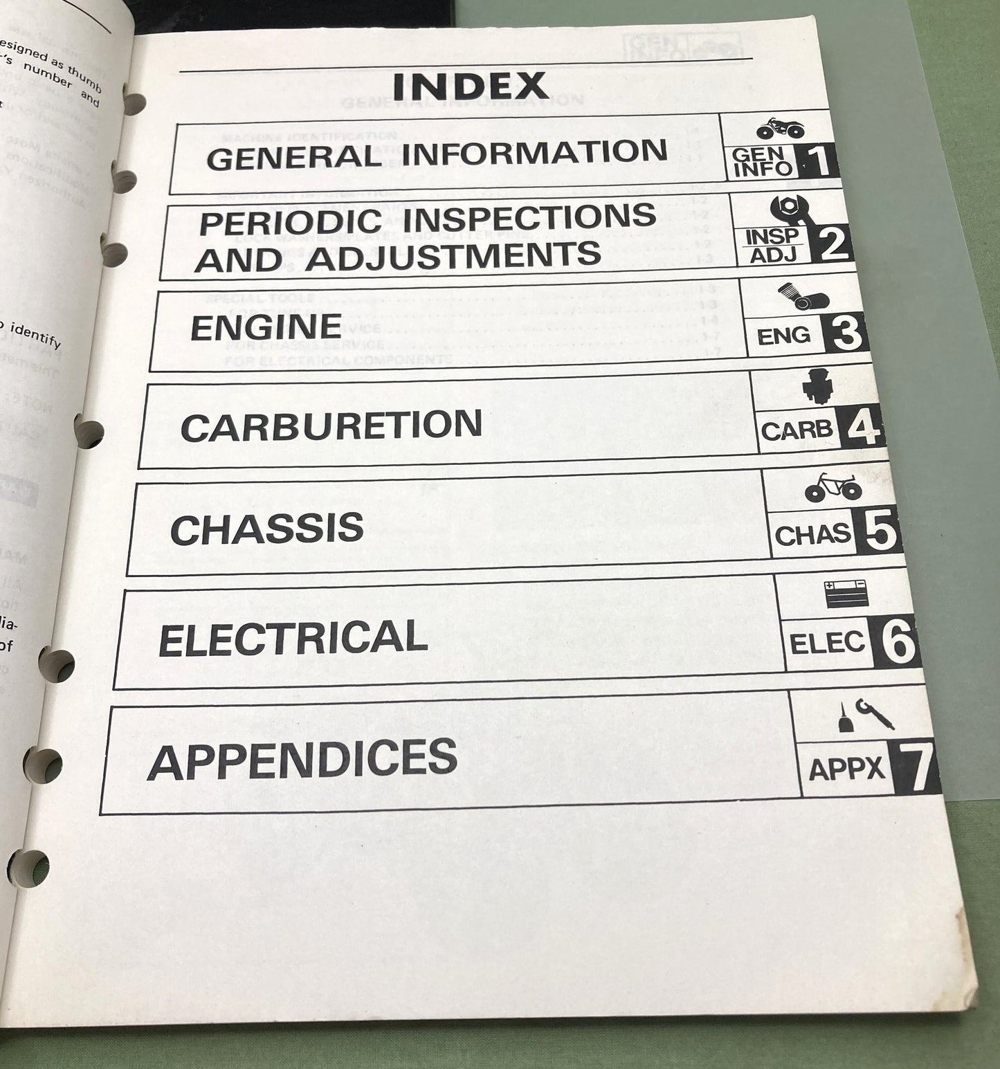 Genuine Yamaha LIT-11616-04-84 YFM80N Service Manual 1984