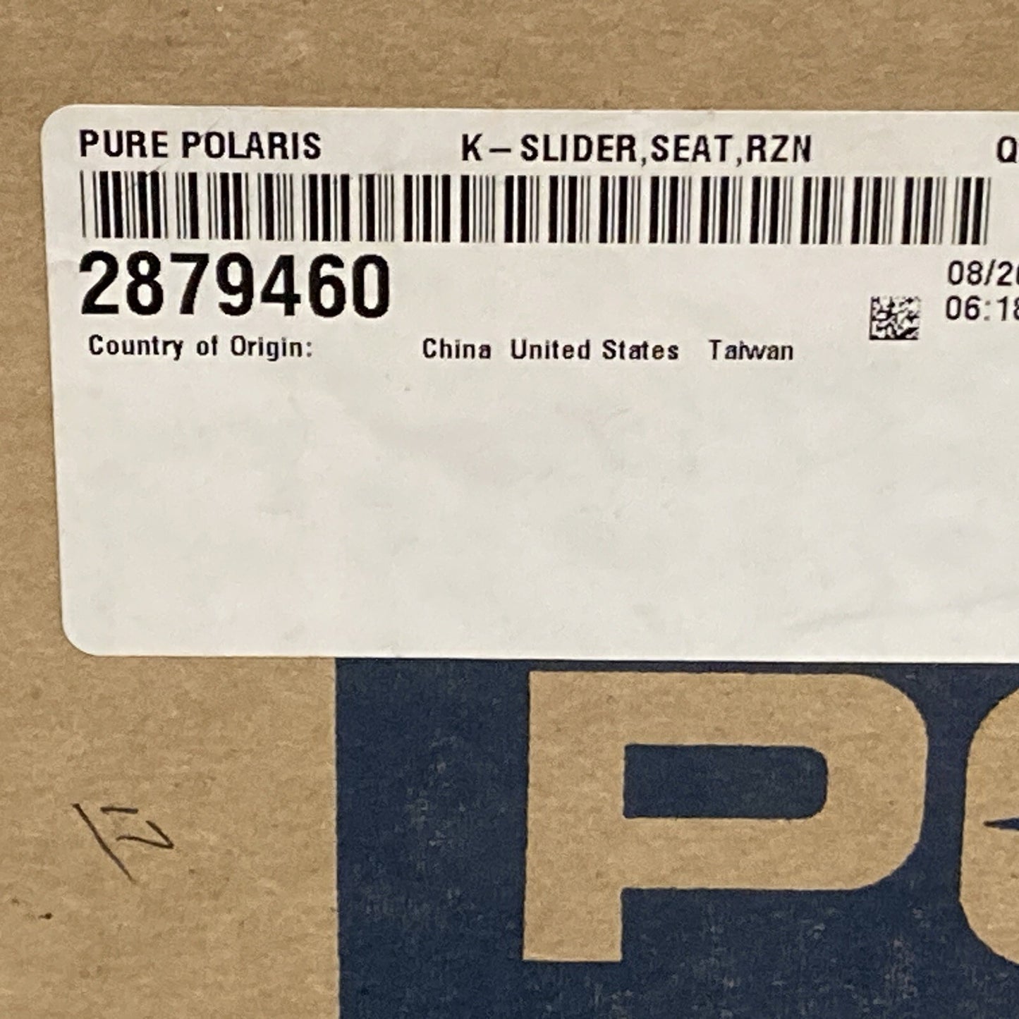 New Genuine Polaris 2879460 K-Seat Slider, Rzn