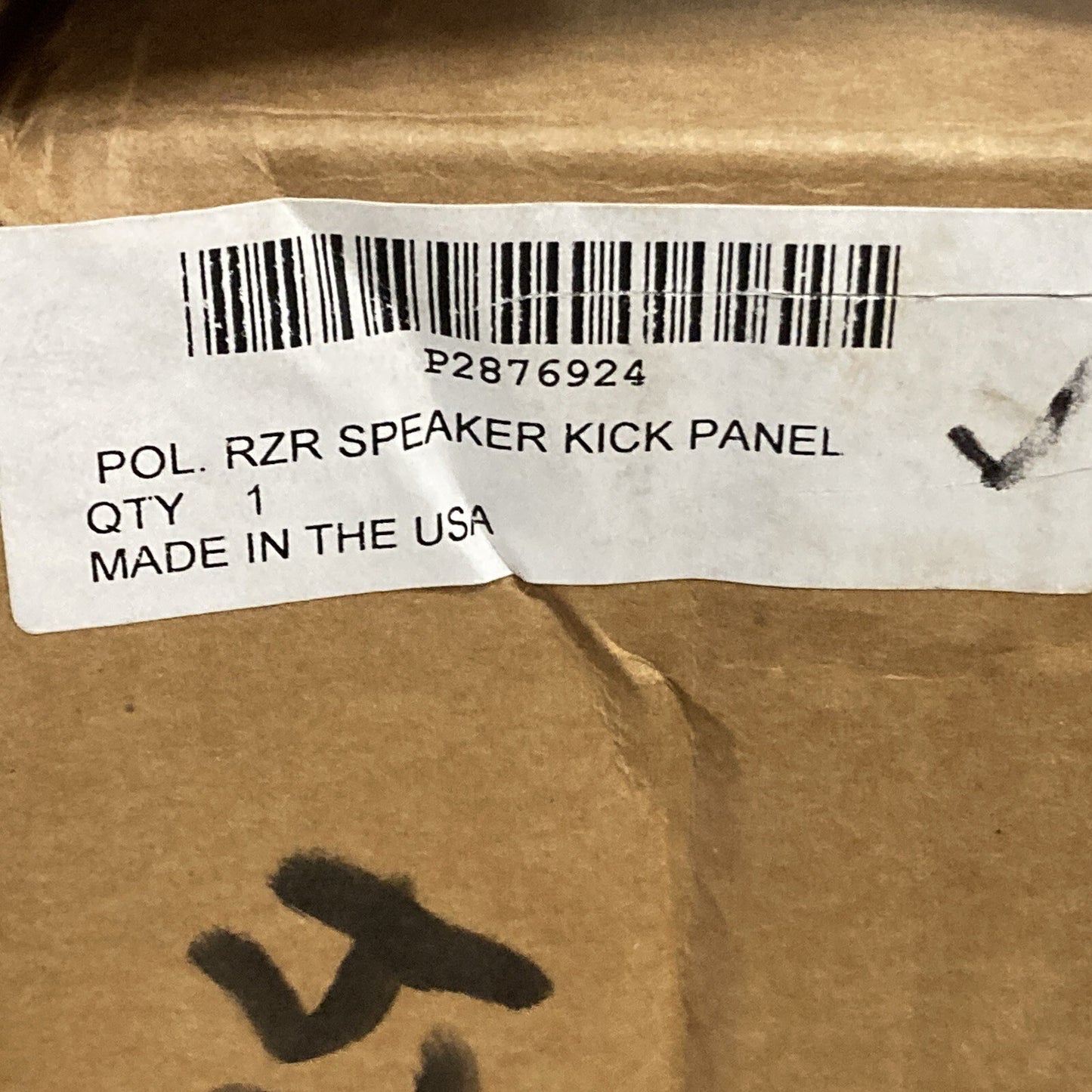 New Genuine Polaris 2878355 Kick Panel Speaker Enclosure